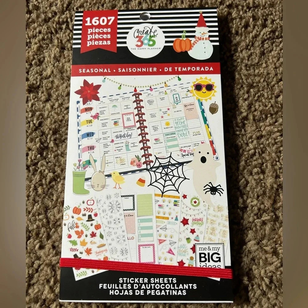 Classroom seasonal sticker book‎ from the Happy Planner